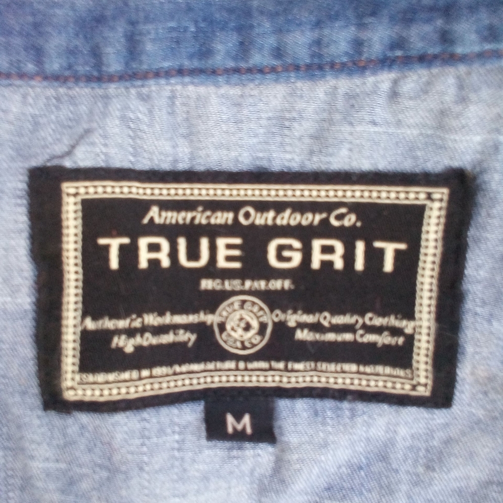 true grit denim shirt